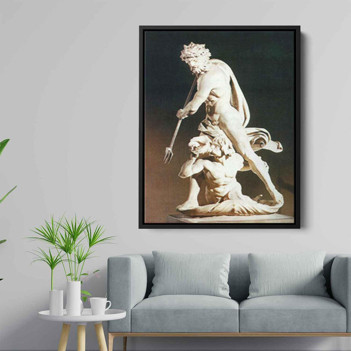 Neptune and Triton (1622) by Gian Lorenzo Bernini - Canvas Artwork