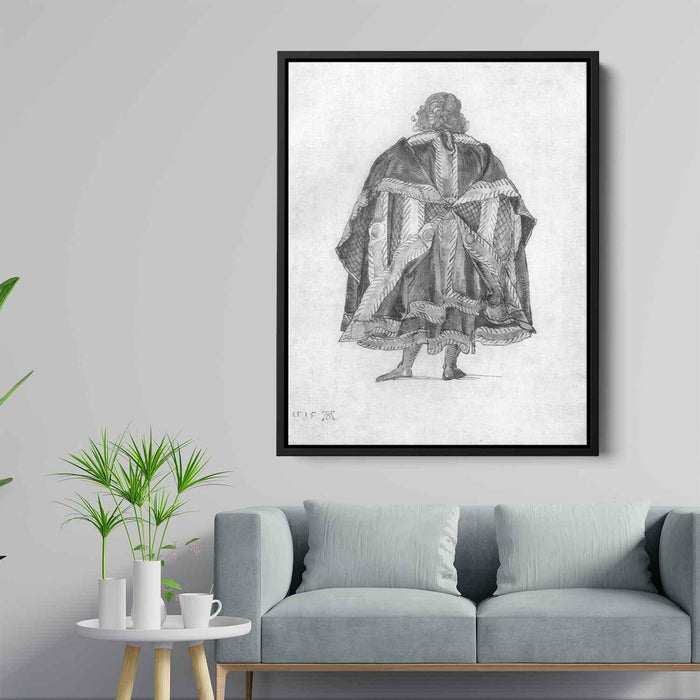 Design to a court dress by Albrecht Durer - Canvas Artwork