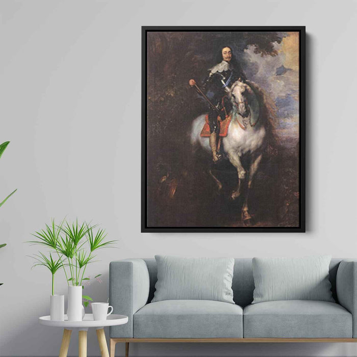 Equestrian Portrait of Charles I, King of England by Anthony van Dyck - Canvas Artwork