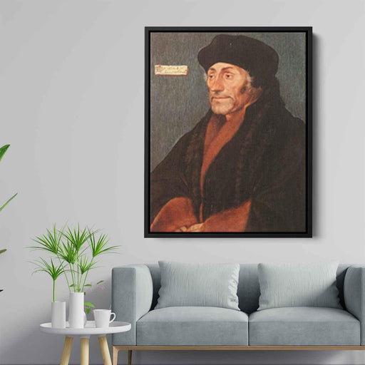Erasmus of Rotterdam (1532) by Hans Holbein the Younger - Canvas Artwork