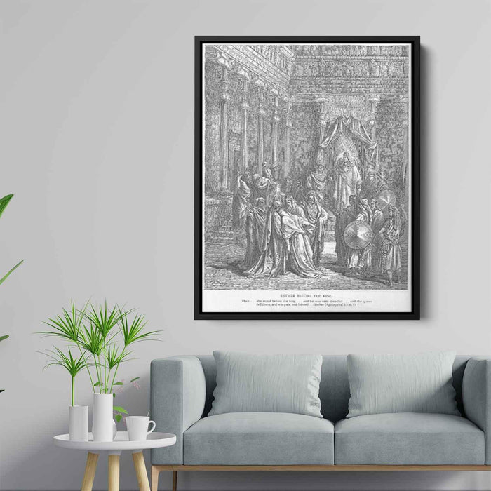 Esther Before the King by Gustave Dore - Canvas Artwork