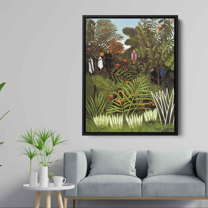 Exotic Landscape (1908) by Henri Rousseau - Canvas Artwork