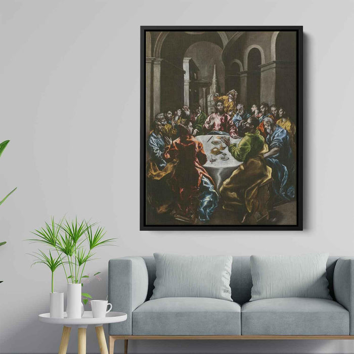 Feast in the House of Simon (1610) by El Greco - Canvas Artwork