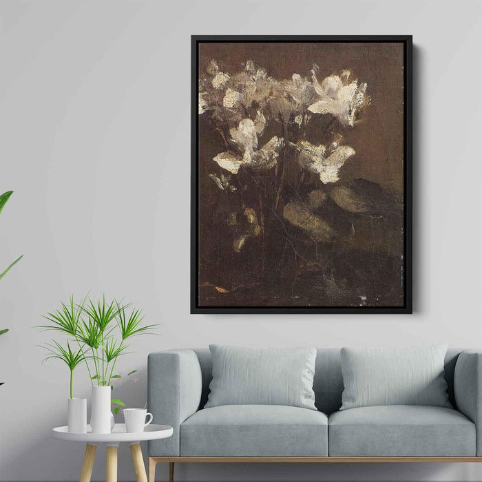 Flowers, Cyclamens by Henri Fantin-Latour - Canvas Artwork