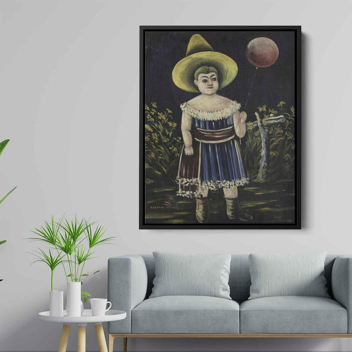 Girl with ball by Niko Pirosmani - Canvas Artwork