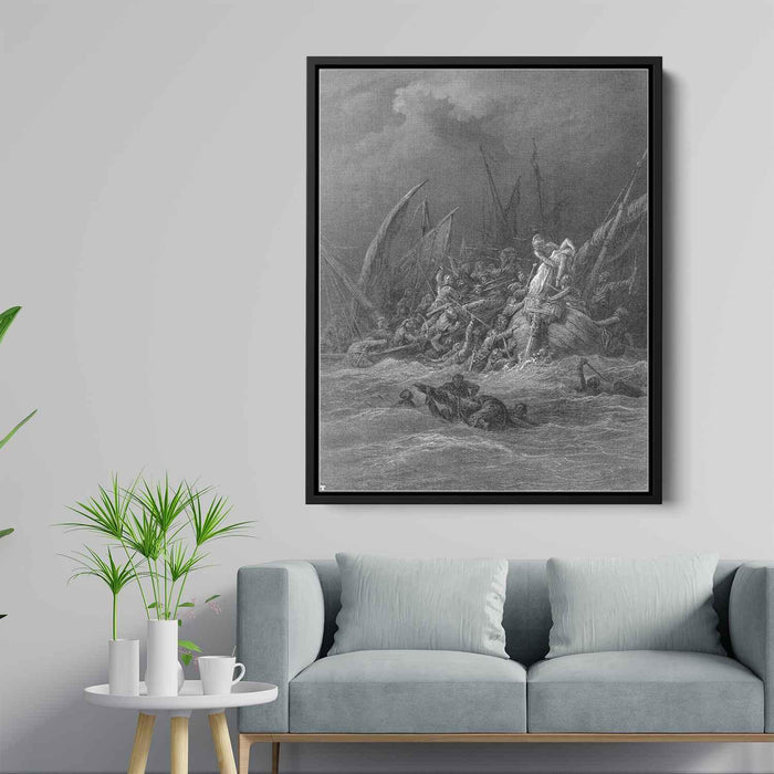 Idylls of the King by Gustave Dore - Canvas Artwork