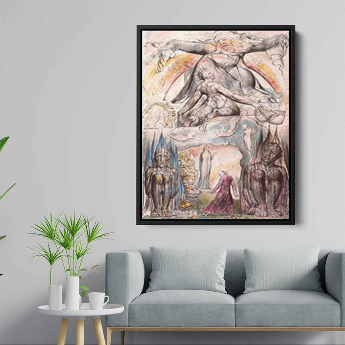 Illustration to Dante's Divine Comedy, Hell by William Blake - Canvas Artwork