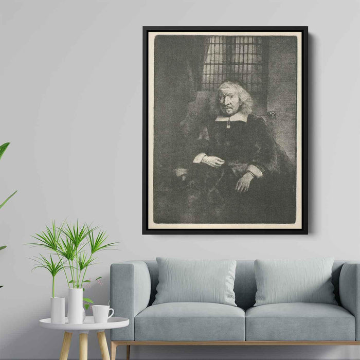 Jacob Haring Portrait (The Old Haring ) (1655) by Rembrandt - Canvas Artwork