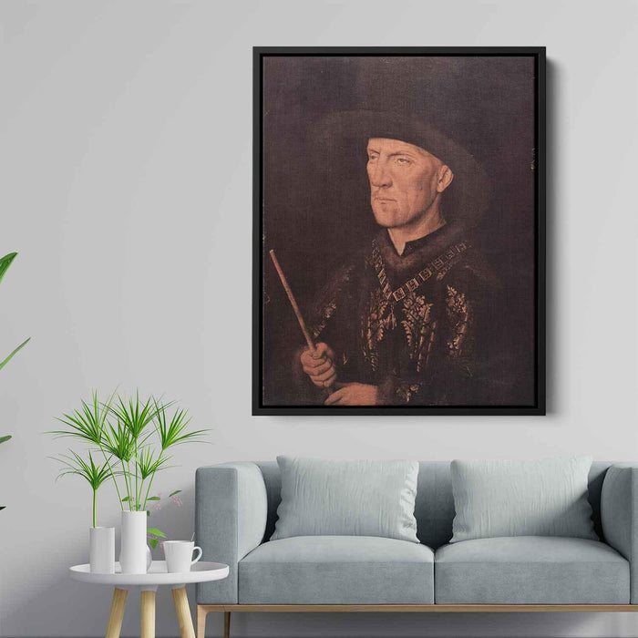 Portrait of Baudouin de Lannoy (1435) by Jan van Eyck - Canvas Artwork