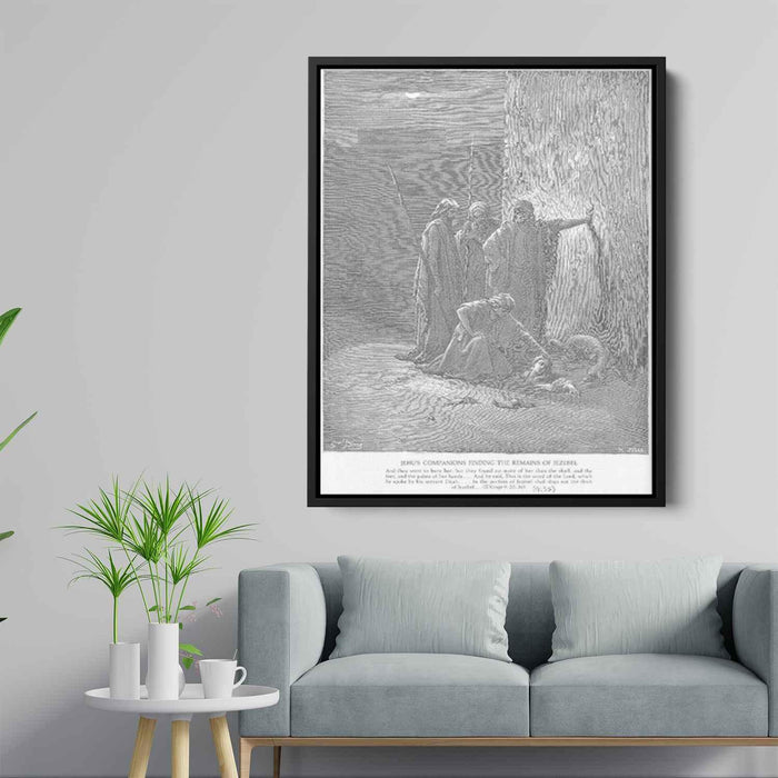 Jehu's Companions Find Jezebel's Remains by Gustave Dore - Canvas Artwork