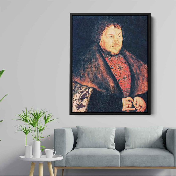 Joachim I Nestor, Elector of Brandenburg by Lucas Cranach the Elder - Canvas Artwork