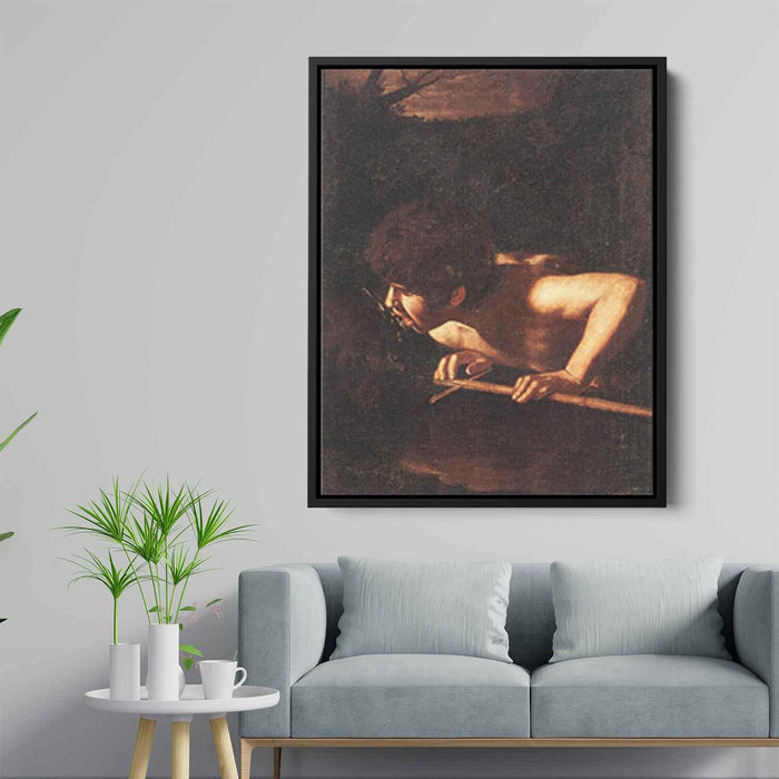 John the Baptist (1608) by Caravaggio - Canvas Artwork