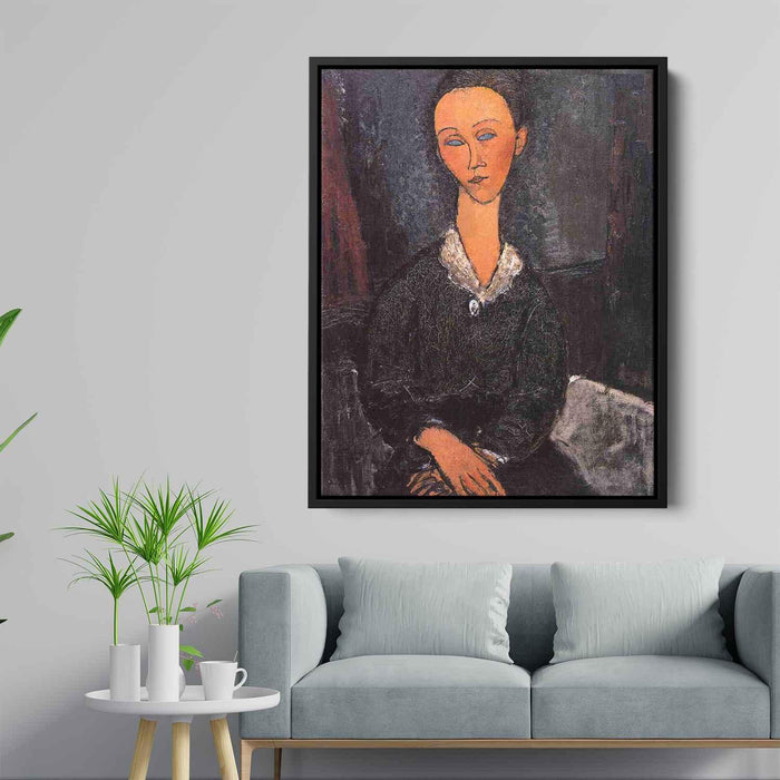 Lunia Czechowska (1917) by Amedeo Modigliani - Canvas Artwork