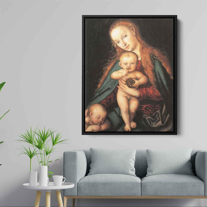 Madonna and Child (1540) by Lucas Cranach the Elder - Canvas Artwork