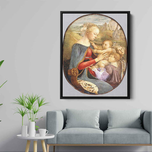 Madonna and Child with Two Angels by Sandro Botticelli - Canvas Artwork