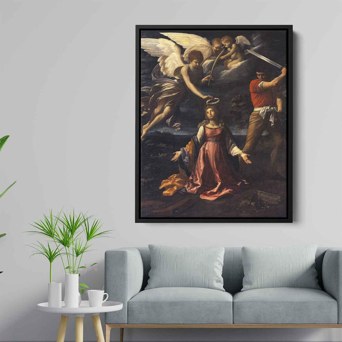 Martyrdom of Saint Catherine of Alexandria (1607) by Guido Reni - Canvas Artwork