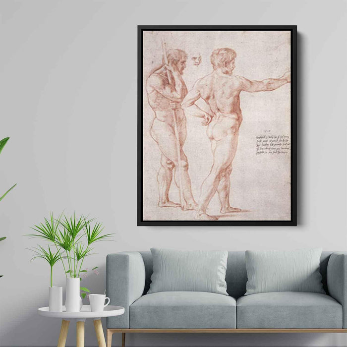 Nude Study (1515) by Raphael - Canvas Artwork