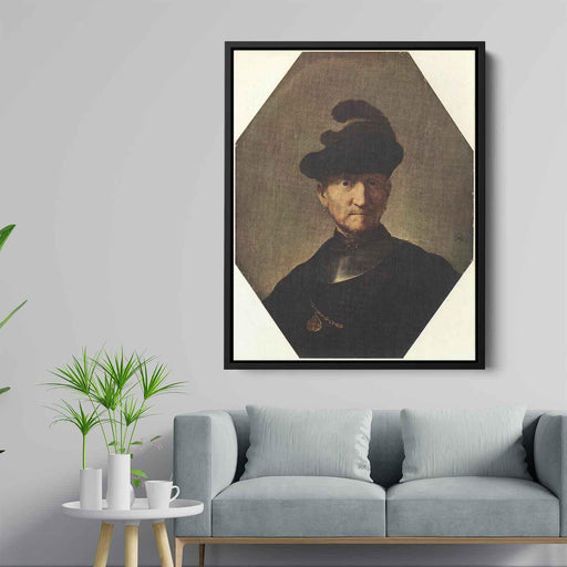 Old Soldier (1630) by Rembrandt - Canvas Artwork