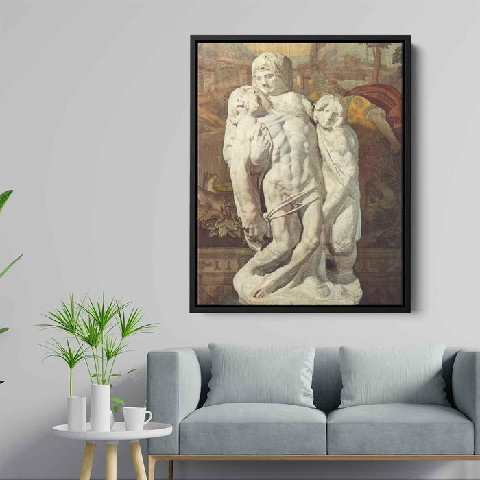 Palestrina Pieta (1550) by Michelangelo - Canvas Artwork