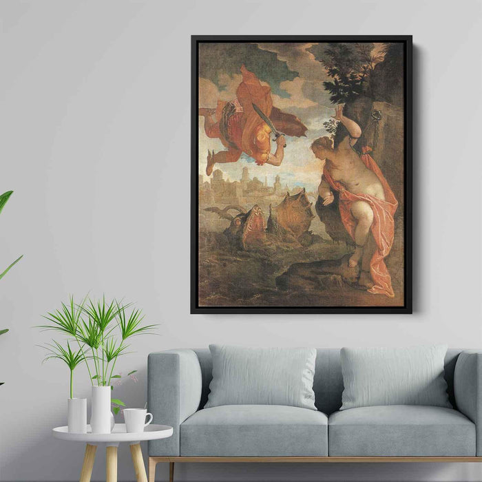 Perseus Freeing Andromeda (1578) by Paolo Veronese - Canvas Artwork