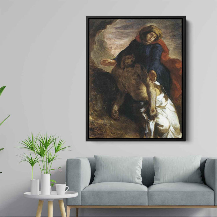 Pietà (1850) by Eugene Delacroix - Canvas Artwork