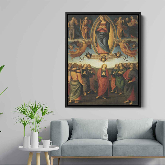 Polyptych Annunziata (Assumption of Mary) (1506) by Pietro Perugino - Canvas Artwork