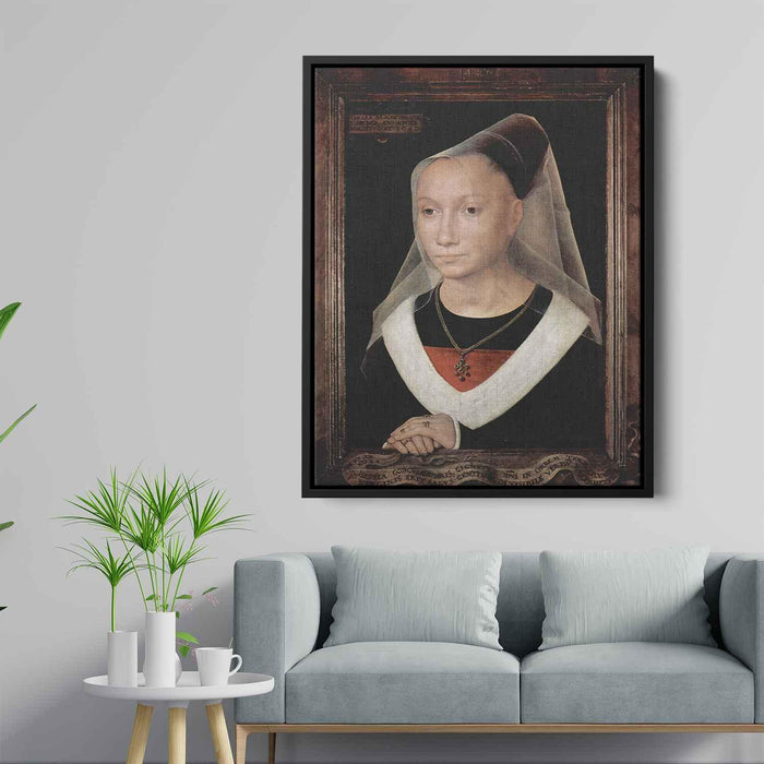 Portrait of a Young Woman (1480) by Hans Memling - Canvas Artwork