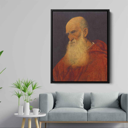 Portrait of an Old Man (Pietro Cardinal Bembo) (1546) by Titian - Canvas Artwork
