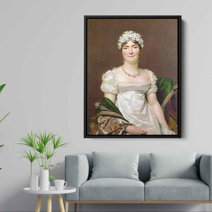 Portrait of Countess Daru (1810) by Jacques-Louis David - Canvas Artwork