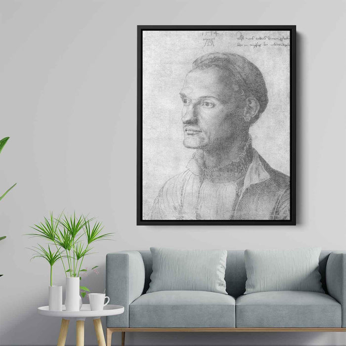 Portrait of Dürer Endres, brother of the painter by Albrecht Durer - Canvas Artwork