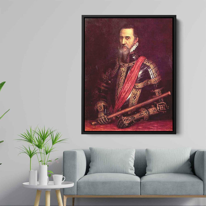 Portrait of Don Fernando Alvarez of Toledo, Grand Duke of Alba by Titian - Canvas Artwork