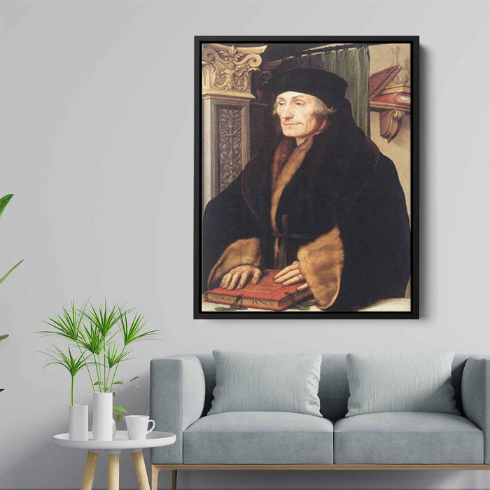 Portrait of Erasmus of Rotterdam (1523) by Hans Holbein the Younger - Canvas Artwork