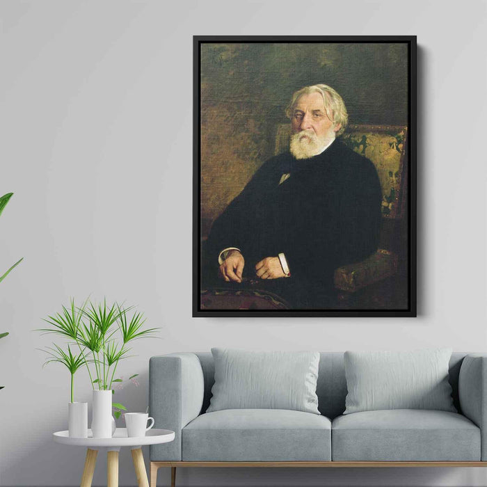 Portrait of writer Ivan Sergeyevich Turgenev (1874) by Ilya Repin - Canvas Artwork