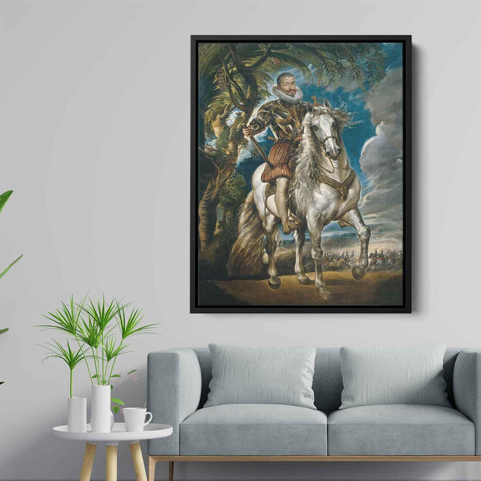 Equestrian Portrait of the Duke of Lerma (1603) by Peter Paul Rubens - Canvas Artwork