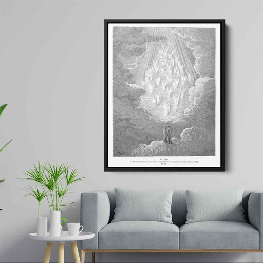 Saturn by Gustave Dore - Canvas Artwork