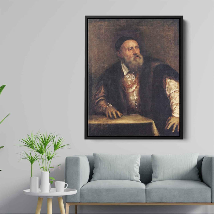 Self-portrait (1562) by Titian - Canvas Artwork