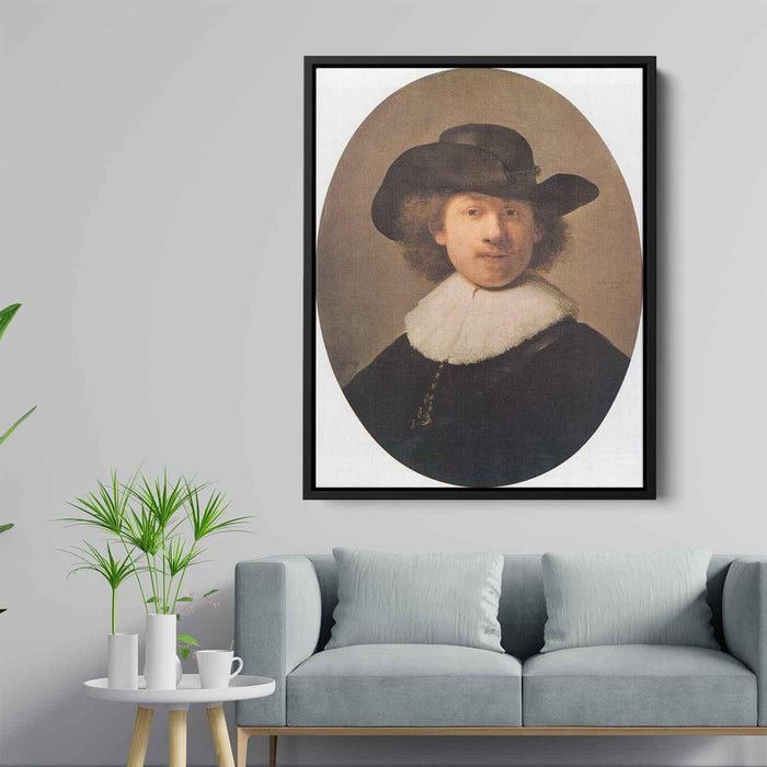 Self-portrait (1632) by Rembrandt - Canvas Artwork