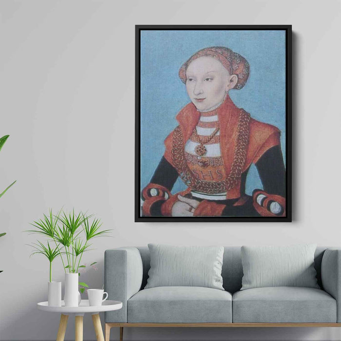 Sibylle von Kleve (1531) by Lucas Cranach the Elder - Canvas Artwork