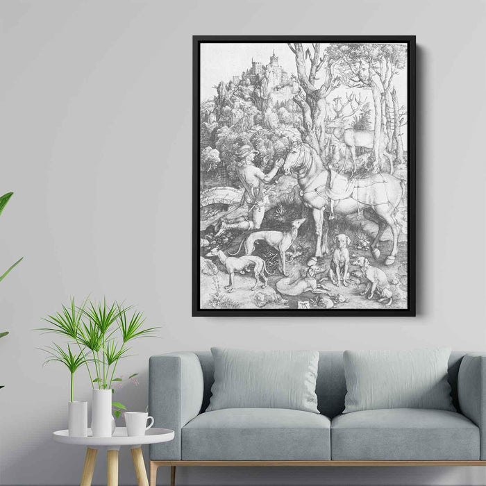 St. Eustace (1501) by Albrecht Durer - Canvas Artwork