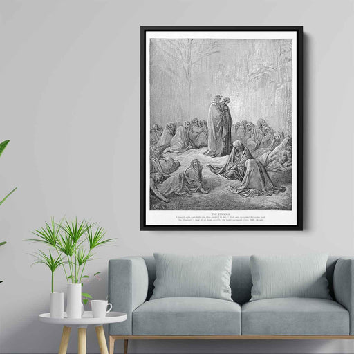 The Envious by Gustave Dore - Canvas Artwork