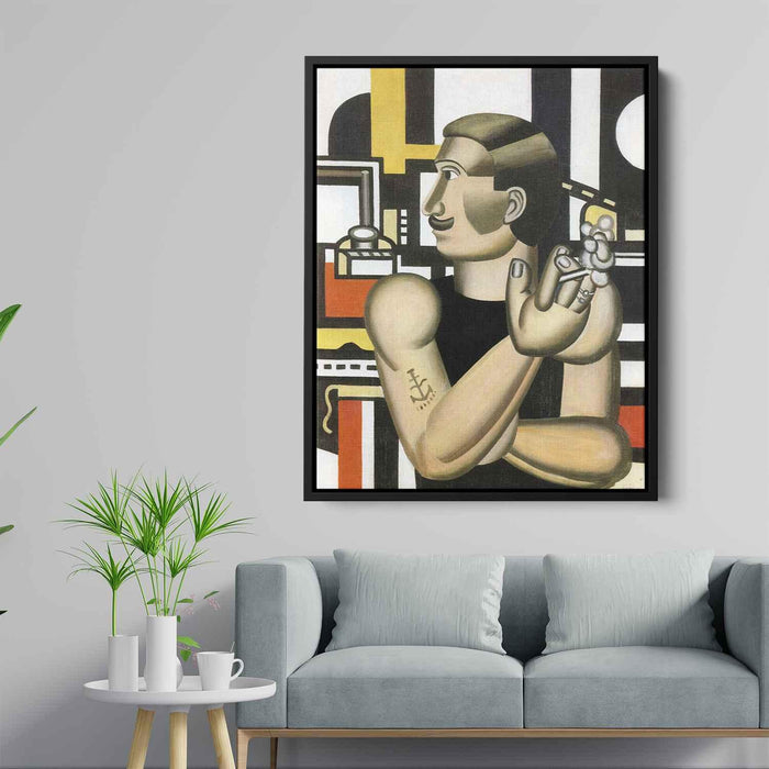 The Mechanic (1920) by Fernand Leger - Canvas Artwork