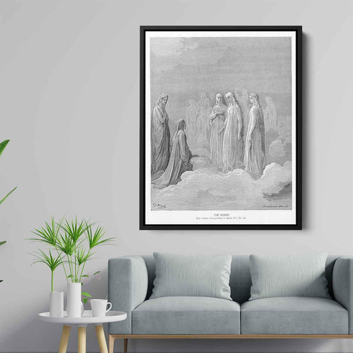 The Moon by Gustave Dore - Canvas Artwork
