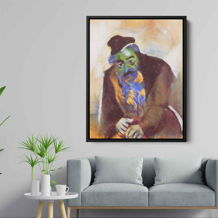 The old Jew (1912) by Marc Chagall - Canvas Artwork