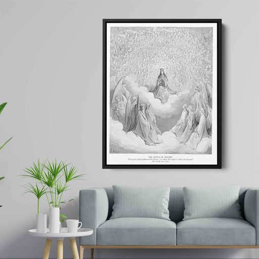 The Queen of Heaven by Gustave Dore - Canvas Artwork