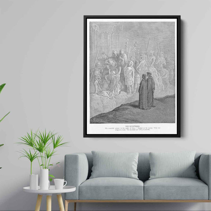 The Sculptures by Gustave Dore - Canvas Artwork