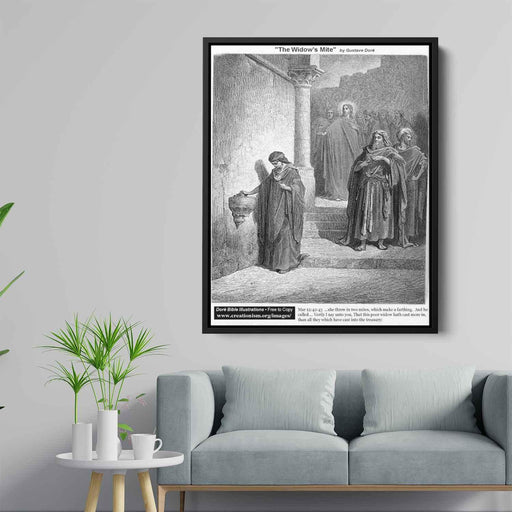 The Widow by Gustave Dore - Canvas Artwork