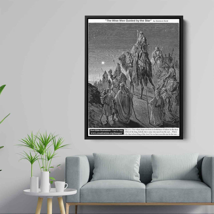 The Wise Men Guided By The Star by Gustave Dore - Canvas Artwork