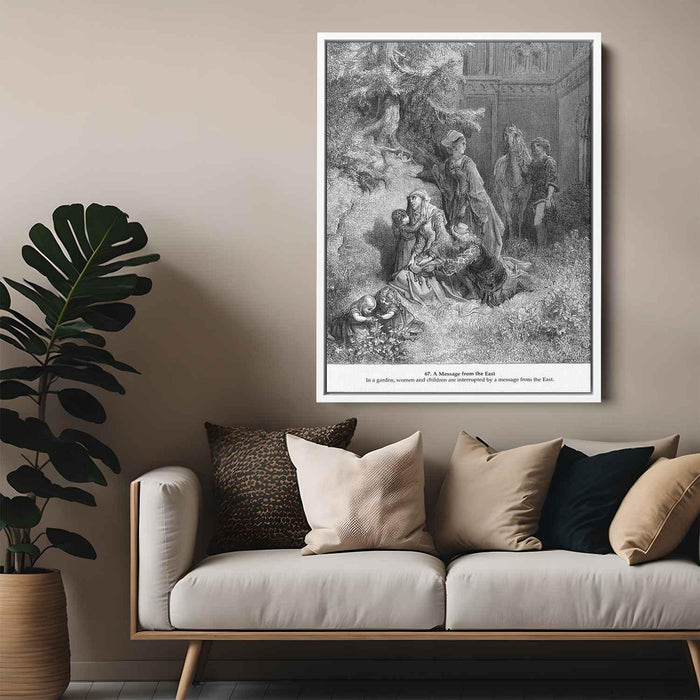 A Message from the East by Gustave Dore - Canvas Artwork