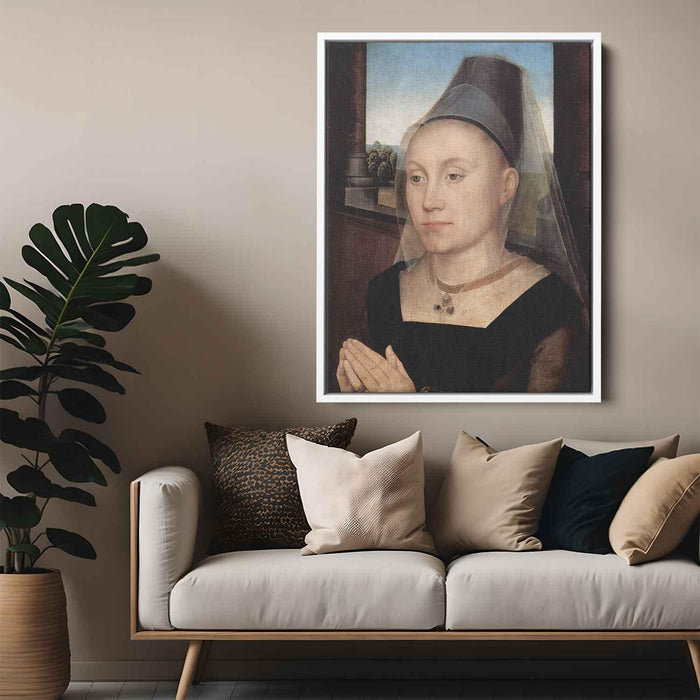 Barbara de Vlaenderberch (1472) by Hans Memling - Canvas Artwork