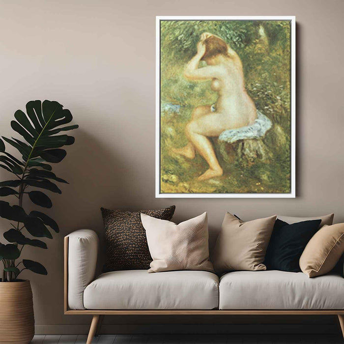 Bather is Styling (1890) by Pierre-Auguste Renoir - Canvas Artwork